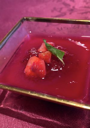 こぼれ梅のストロベリィ豆花-レシピのメイン写真