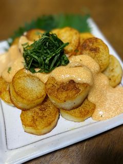 揚げ焼き長芋の明太マヨがけ-レシピのメイン写真