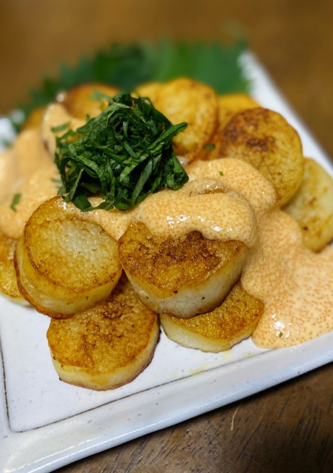 揚げ焼き長芋の明太マヨがけ-レシピのメイン写真