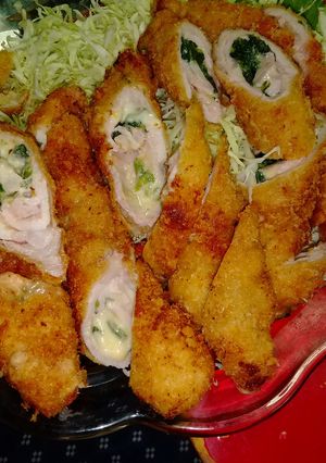 ロールカツ　野菜も一緒に-レシピのメイン写真