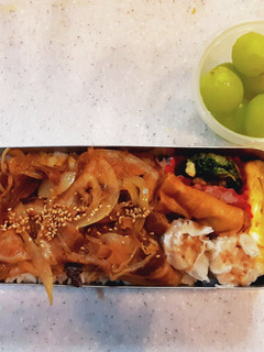 高校生弁当覚え書き75しょうが焼き弁当-レシピのメイン写真