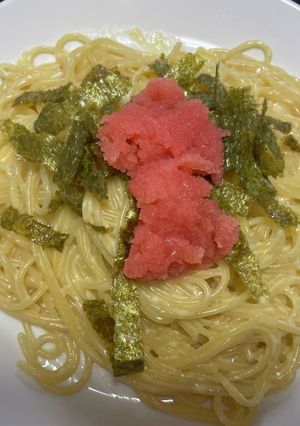チーズたっぷりたらこクリームパスタ-レシピのメイン写真