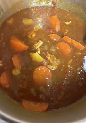圧力鍋で時短簡単チキンカレー-レシピのメイン写真