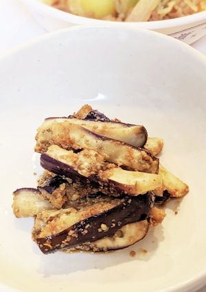 レンジで、ナスのごま和え-レシピのメイン写真
