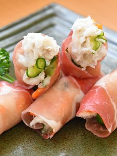 里芋サラダの生ハム巻き JAいるま野-レシピのメイン写真
