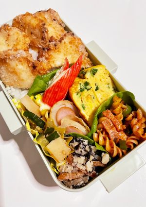 胸肉の塩唐揚げ弁当-レシピのメイン写真