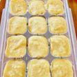 つかみ食べ用米粉蒸しパン