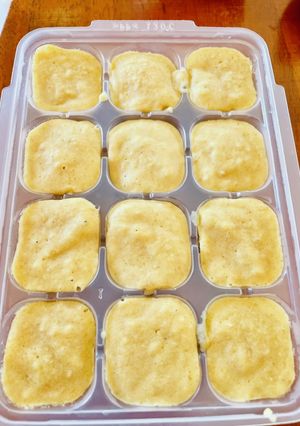 つかみ食べ用米粉蒸しパン-レシピのメイン写真