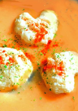 「豆腐&はんぺん」海老ビスクソース仕立♡-レシピのメイン写真