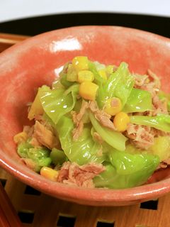 ツナと春キャベツの和え物-レシピのメイン写真
