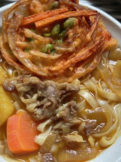 かき揚げカレーうどん-レシピのメイン写真
