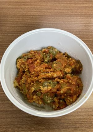オクラのキーマカレー-レシピのメイン写真