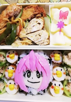 アーニャキャラ弁(アーニャの作り方のみ)-レシピのメイン写真
