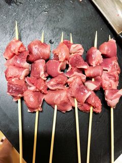 キャンプ飯 焼き鳥 砂肝-レシピのメイン写真