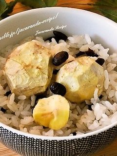 栗と黒豆の炊き込みご飯-レシピのメイン写真