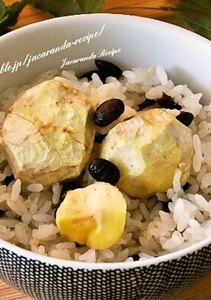 栗と黒豆の炊き込みご飯-レシピのメイン写真