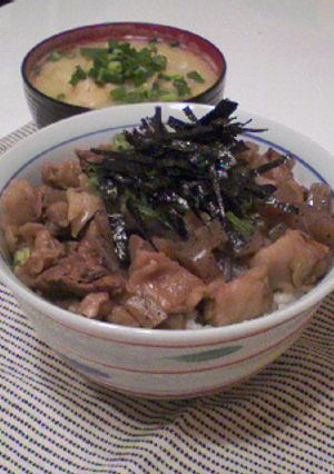 神戸発♪すじこん甘辛丼-レシピのメイン写真