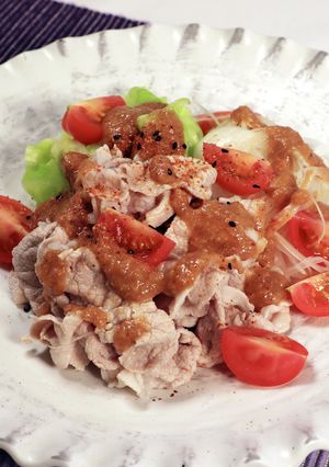 豚肉と春キャベツのしゃぶしゃぶサラダ-レシピのメイン写真