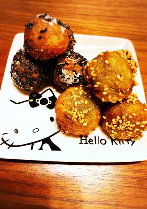 さつまいものモチモチごま団子-レシピのメイン写真