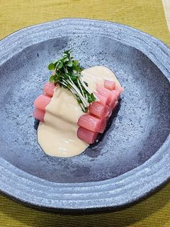 赤ずいきの練りごま和え-レシピのメイン写真