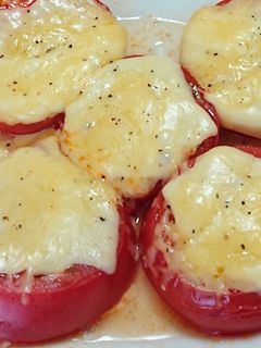 トマトのチーズ焼き-レシピのメイン写真