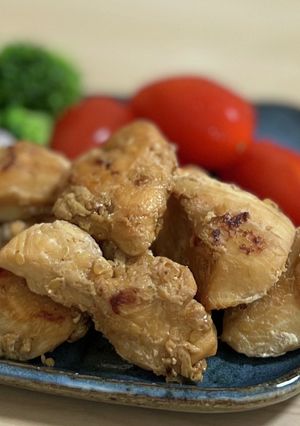 油不使用♪胸肉の焼肉のタレ炒め-レシピのメイン写真