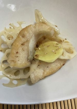 ブリのさっぱりレンコン酢-レシピのメイン写真