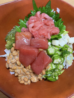 ネバネバ丼-レシピのメイン写真