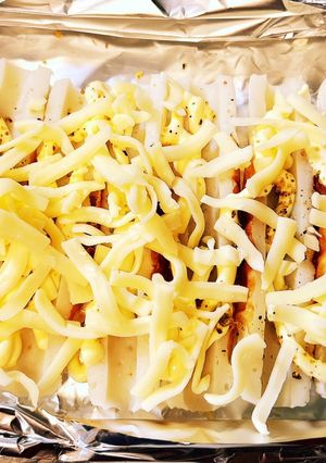 簡単ちくわのマヨチーズ焼き-レシピのメイン写真