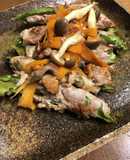 四角豆の肉巻きオイスターソース