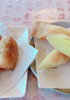 春巻きの皮でアップルパイとさつまいもパイ-レシピのメイン写真