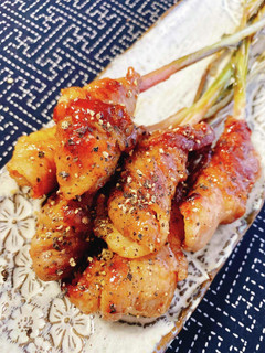 葉しょうがの豚巻き照焼き-レシピのメイン写真