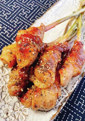 葉しょうがの豚巻き照焼き-レシピのメイン写真
