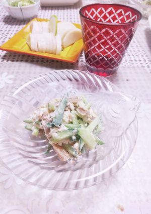 若ごぼうのクリームチーズ和え♡-レシピのメイン写真