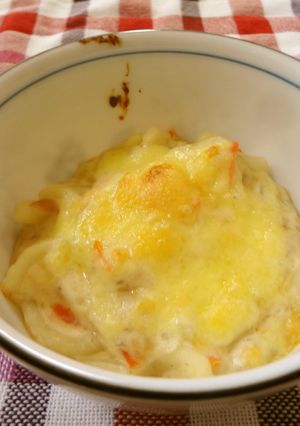 離乳食後期から幼児期～うどんのグラタン風-レシピのメイン写真
