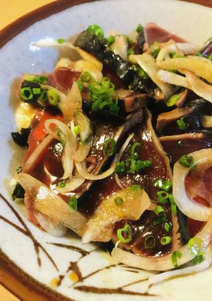 パック活用●やまかけカツオのたたき丼-レシピのメイン写真