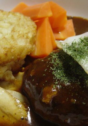 煮込みハンバーグ-レシピのメイン写真