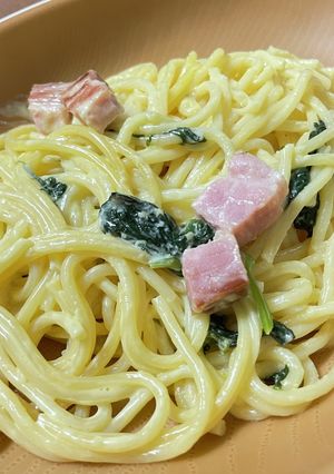 ホットクック カルボナーラ-レシピのメイン写真