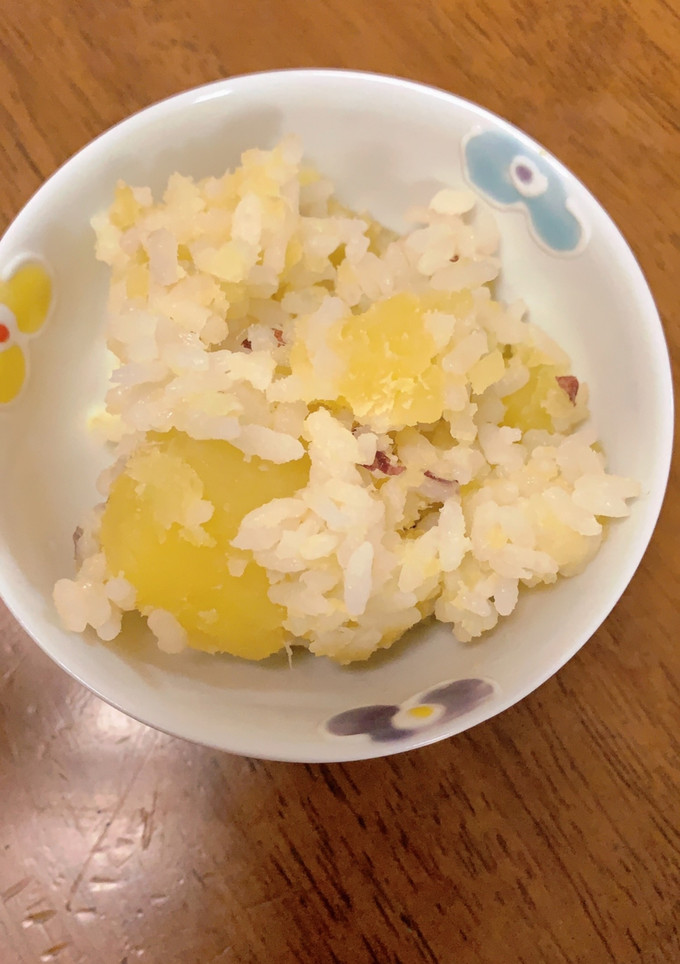 さつまいもの甘〜い炊き込みご飯-レシピのメイン写真