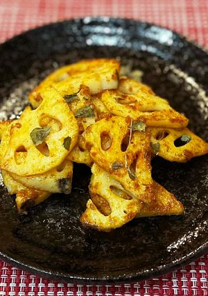 即席★スパイシーマヨれんこん炒め-レシピのメイン写真