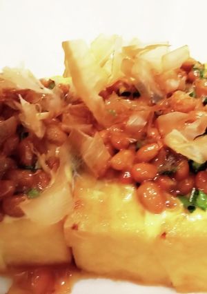 チャッチャッとできる厚揚げの納豆のせ-レシピのメイン写真