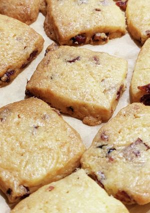 洗い物は包丁のみ！クランベリークッキー-レシピのメイン写真
