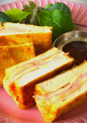 高野豆腐のハムカツ-レシピのメイン写真