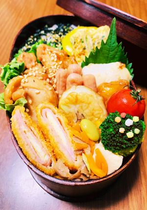 鶏肉のマーマレード焼き弁当♡-レシピのメイン写真
