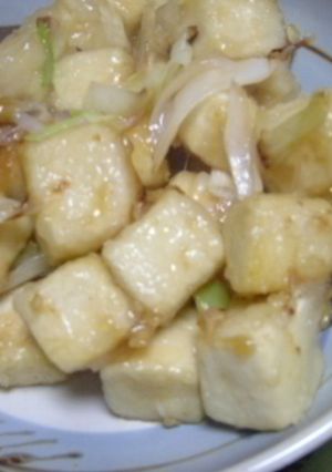 高野豆腐塩ダレ炒め-レシピのメイン写真