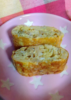 ザーサイ卵焼き-レシピのメイン写真