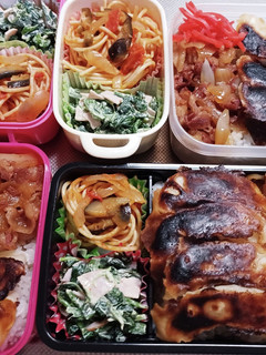 高校生息子、旦那、娘弁当(9/29)-レシピのメイン写真