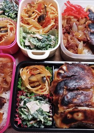 高校生息子、旦那、娘弁当(9/29)-レシピのメイン写真