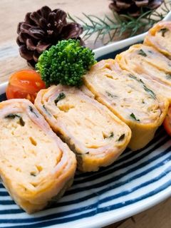 大葉とベーコンの卵焼き-レシピのメイン写真