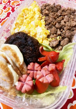 2022/9/29 2色丼弁当-レシピのメイン写真